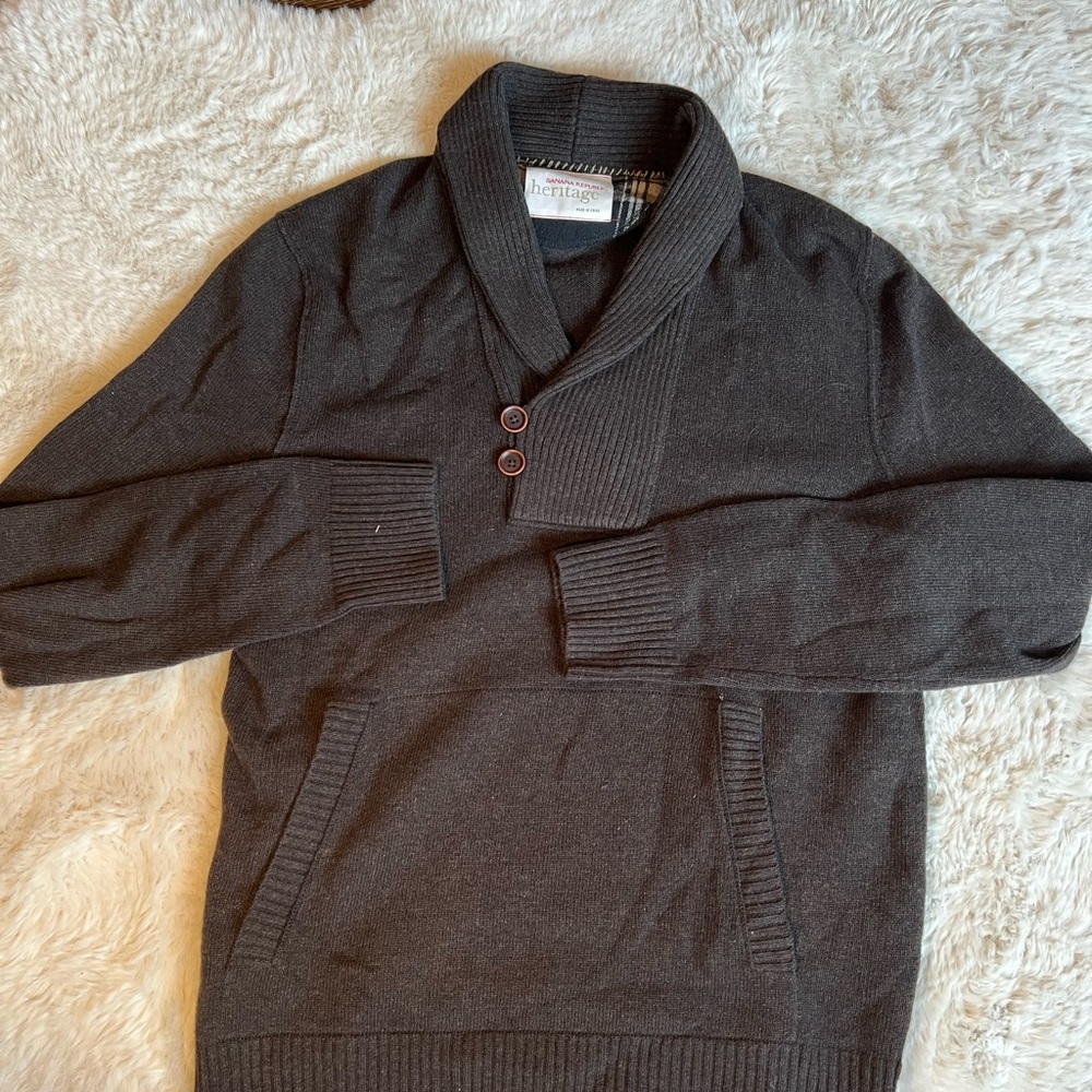 Grey/Brown Banana Republic Sweater